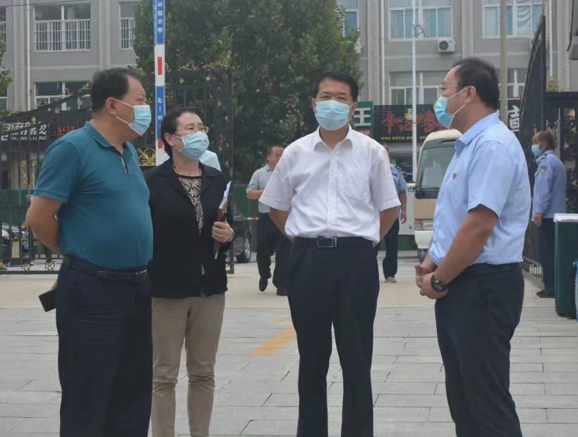 潍坊市民政局鞠立强局长一行视察调研安全生产工作